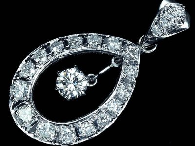 UL19120D【1円～】新品【RK宝石】《DIAMOND》極上ダイヤモンド 総計1.2ct Pt900 高級ペンダントヘッド ネックレス ダイヤ スイングデザイン