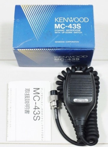 KENWOOD　8ピン　ダイナミック型　ハンドマイク　MC-43S