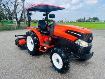 ★★ クボタ KUBOTA KL27R KINGWEL ★ 27馬力 ★ 527時間 ★ 4WD ★ クボタ RL160R ロータリー ★パワステ ★PTO ★動作良好 ★即使用可能
