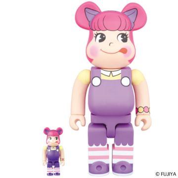 新品未開封 送料無料 MEDICOM TOY BE@RBRICK ベアブリック ペコラちゃん 100％ & 400％