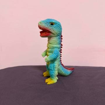 ぶたのはな ゴロザウルス ミントグリーン成型 キングコング ゴジラ GODZILLA 東宝 ソフビ ブルマァク マーミット ベアモデル