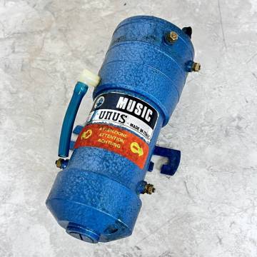 【当時物/激レア】イタリア製 MUSIC UNUS ミュージックホーン コンプレッサー 12V 街道レーサー 旧車 暴走族 デコトラ 3連 5連 6連 管C中段