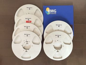 RMG LPR35 SONY オープンリール 空リール6個 まとめ売り