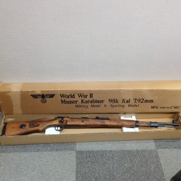 455◆18歳以上 ヴィンテージ 東京CMC製 金属製モデルガン SMGシールあり 「Mauser Karabiner 98k Kal 7.92mm」 モーゼル Kar98k