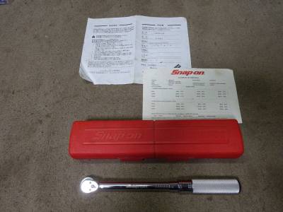 中古スナップオントルクレンチ　QD1RN25　1/4sq　正規購入品　使用少