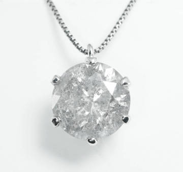 ★▲天然ダイヤモンド 最高級 1.70ct Pt900 0.98g ペンダントトップ 宝石 ジュエリー jewelry