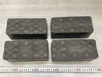 15422 中古 ゴムブロック リフト用アタッチメント 4個セット スギヤス ビシャモン かまぼこ ファンタス トータス 自動車整備機械工具