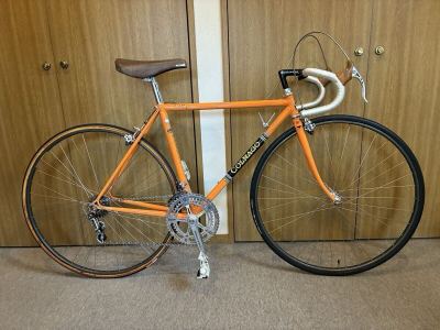 【1円売切！】コルナゴcolnago80年代中期、初期エアロブーム、貴重な刻印パーツ満載、フルカンパ、光風にてレストア　実用コンディション