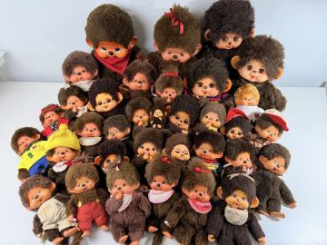 【9/0EL】 モンチッチ monchhichi Sekiguchi セキグチ ぬいぐるみ 昭和レトロ 人形 ヴィンテージ ホビー まとめ