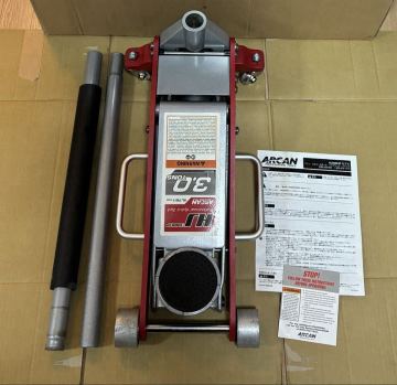 (新品購入後一回使用)アルカン ARCAN HJ3000JP 3トン フロアジャッキ アルミスチール ハイブリッド ジャッキ