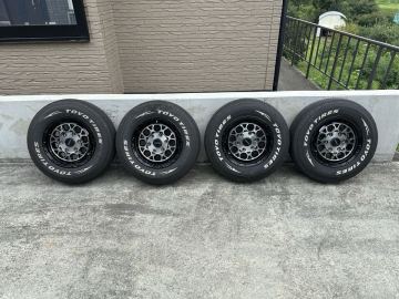 ハイエース ホワイトレター TOYO H30 195/80R15 WILDPORTER Funk WMC 美品 バリ溝
