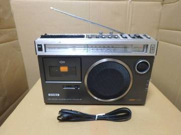 ★　SONY ソニー ラジオカセット CF-1980Ⅱ FM/MW/SW 3バンド 2WAYスピーカー　整備動作品　音質良好