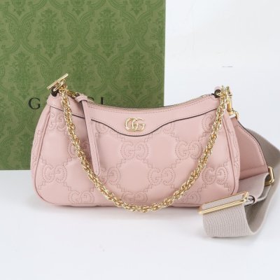 ■1円■極美品■グッチ■GG マトラッセ 735049 レザー 2WAY ショルダーバッグ 斜め掛け ハンド トート レディース RIE EQ35-7