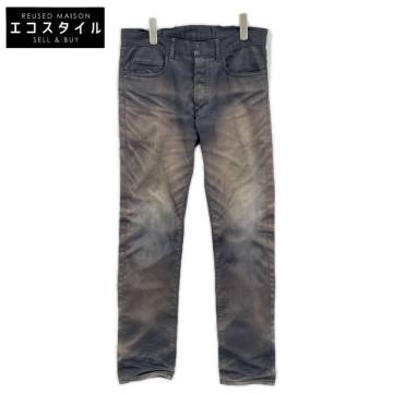 1円 Dior HOMME ディオールオム 163D000TX191 クリスヴァンアッシュ期 ブラック ボタンフライデニムパンツ 29 メンズ