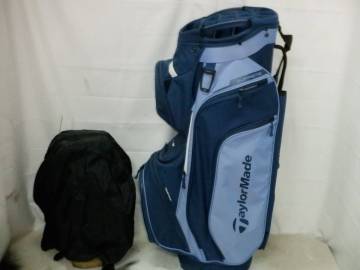  TaylorMade テーラーメイド 9.5型 14分割 アスリートスポーツカート★中古\超美品★(NVxBLUE)ゴルフ キャディバック