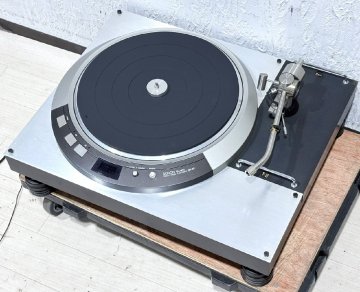 【G】 DENON DP-80 ターンテーブル デノン/ Fidelity-Research FR-64S トーンアーム / LEAD-CONSOLE キャビネット レッドコンソール