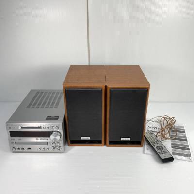 2609M3401 ONKYO オンキョー FR-7XX CD/MD TUNER AMPLIFER・D-N7XX CD/MD チューナーアンプ スピーカーシステム 通電確認済 現状品