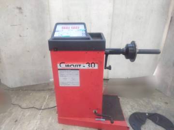 540 中古品 ホイールバランサー エイワ EIWA Circuit30 100V 小型 省スペース ハンドスピン バランス調整 イタリア製 タイヤチェンジャー