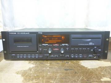 TASCAM　　CC-222SLmkⅡ 業務用CDカセットレコーダー　タスカム
