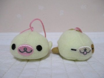 「可愛い　まめゴマ　ミニマスコット　ペア　♪　60915」