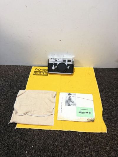 美品 Leica M3 ライカ M3 ボディ No.1057566 1962年頃 シャッター・巻き上げ動作確認済み 説明書付 