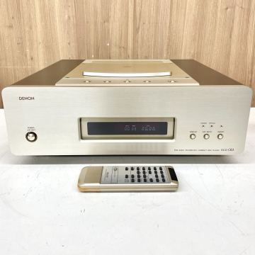 【L-2】 DENON DCD-S1 Compact Disc Player CDプレーヤー CDデッキ RC-428 リモコン デノン 音出し確認済み 再生OK 傷多め 6725-77
