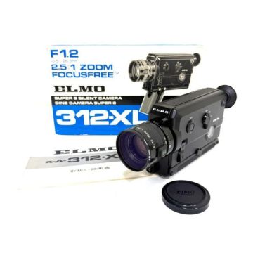 【ジャンク品】ELMO エルモ 312-XL シネカメラ ブラック フィルムカメラ Super8 ITRDR8DAM6YK L0803