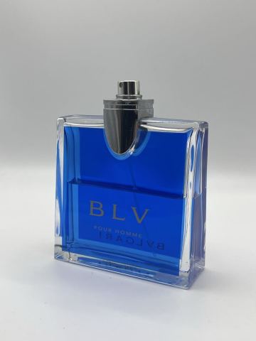 62 BVLGARI BLV POUR HOMME EDT 100ml ブルガリ ブルー プールオム 香水 オードトワレ 残約5割 蓋なし