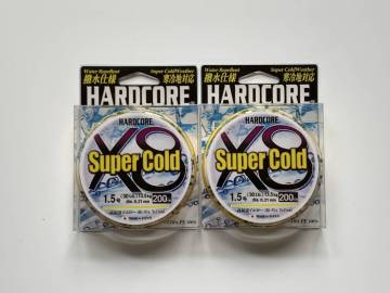 デュエル【ハードコア スーパーコールド X8　1.5号　200m　高視認イエロー】２個セット