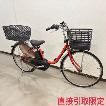 1円スタート 直接引取限定 Pnasonic パナソニック ビビ ViVi 電動アシスト自転車 FD631 サイクリング レジャー レッド 赤 動作未確認