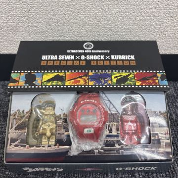 「1円スタート」ULTRA SEVEN 40th Anniversary G-SHOCK KUBRICK SPECIAL EDITION CASIO 腕時計 メディコムトイ ベアブリック 限定品 レア