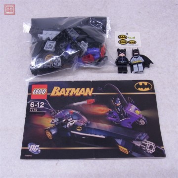現状品 レゴ 7779 ドラッグスター キャットウーマンの追跡 DCコレクション LEGO BATMAN【10
