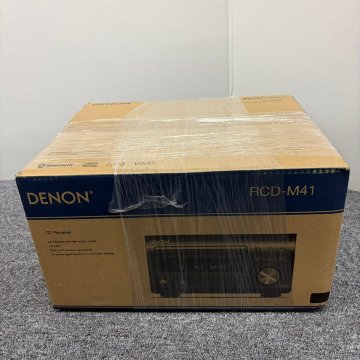 1円 DENON デノン RCD-M41 オーディオ機器 CDレシーバー ブラック AUM27250178704 未開封
