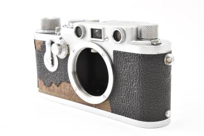 【良品】 Leica ライカ IIIF セルフタイマー付き レッドダイヤル ボディ レンジファインダー 【動作確認済み】 #3056117