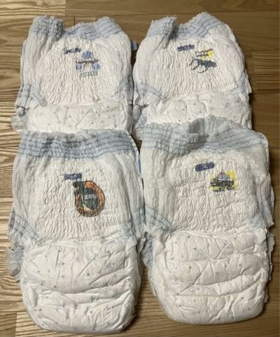 ムーニーマン　スーパービッグ　男の子用　4枚 旧品　レトロ