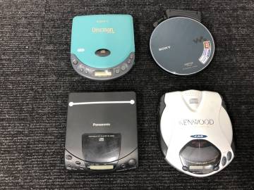 ポータブルCDプレーヤー まとめ4点　SONY Discman D-E120 SONY WALKMAN D-NE830 KENWOOD DPC-X60 Panasonic SL-S300 動作未確認