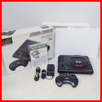 動作品 MD メガドライブ 本体 HAA-2510 SEGA セガ MEGA DRIVE 箱説付【20