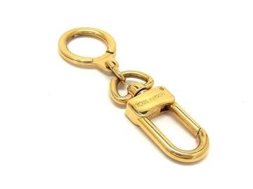 1円 LOUIS VUITTON ルイヴィトン M62694 アノクレ キーホルダー キーリング バッグチャーム レディース メンズ ゴールド系 FZ7743