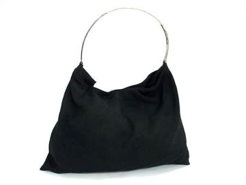 1円 FENDI フェンディ ナイロン ワンハンドル ハンドバッグ レディース ブラック系 BV1627