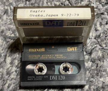 (使用済み) maxell 120分 DAT 1本