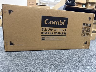 ▽未使用★ Combi コンビ ネムリラ コードレス プレミアム エッグショック HR 電動ハイローチェア KB257207