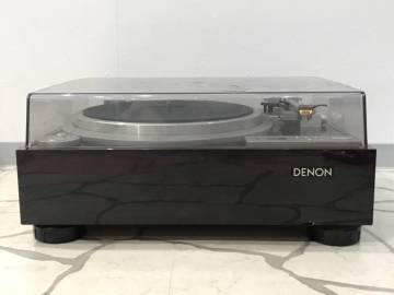 【通電確認済み】DENON デノン DP-59L ターンテーブル レコードプレイヤー オーディオ機器 音楽 ミュージック 機材 当時物 趣味 コレクター