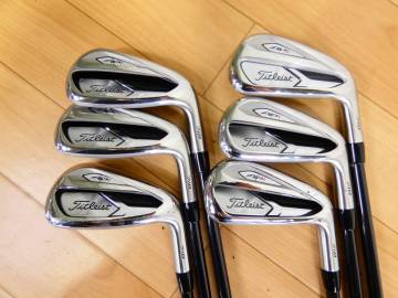 S) (F-2) Titleist タイトリスト 718 AP1 アイアン #5～9/P 6本 フレックス：60-R ※現状渡し＠140(9)