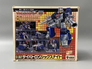 9＃B2/B618 当時物 タカラ トランスフォーマー C-312 シックスナイト ミクロマン マシンロボ 箱付 現状/未確認　60サイズ