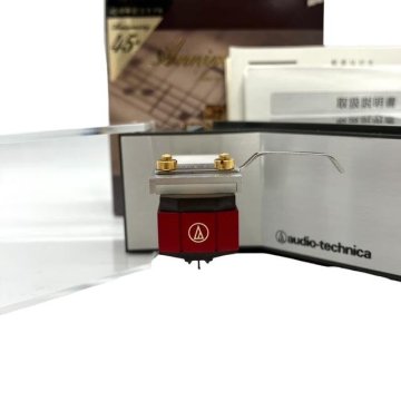 仙17 audio-technica AT33ANV 45th Anniversary カートリッジ MC型 オーディオテクニカ レコード針 取扱説明書 箱付き