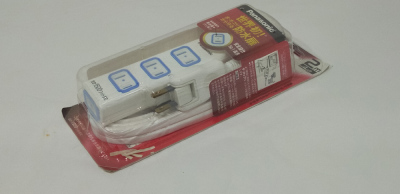 ▼ ②未使用品 パナソニック電工株式会社 WHA 2524WKP ザ―タップX 防水扉+パッキン 2m 合計1500ワットまで
