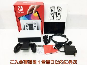 【1円】任天堂 有機ELモデル Nintendo Switch 本体 セット ホワイト 初期化/動作確認済 ニンテンドースイッチ G01-056tm/G4