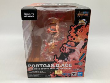 【7-5-7751】未開封 フィギュアーツZERO エース バウンティラッシュ 5周年記念 ワンピース ポートガスDエース 魂ステージ プレバン限定