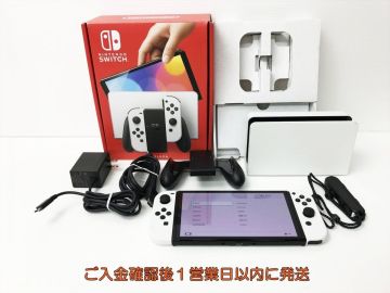 【1円】任天堂 Nintendo Switch 有機ELモデル 本体/箱 セット ホワイト ゲーム機本体 初期化/動作確認済 スイッチ N06-242yk/G4