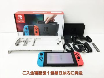 【1円】任天堂 Nintendo Switch 本体 セット ネオンブルー/ネオンレッド スイッチ 初期化/動作確認済 N04-350yk/G4